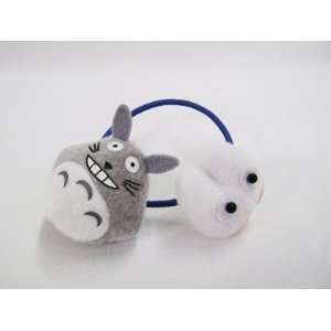   Totoro Gray and White Totoro Elastic Hair Tie Toys & Games