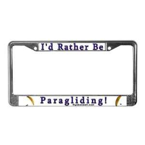 Fly Above All Paragliding License Plate Paragliding License Plate 