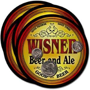  Wisner, LA Beer & Ale Coasters   4pk 