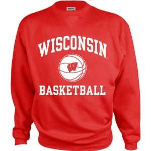  Wisconsin Badgers Perennial Basketball Crewneck Sweatshirt 