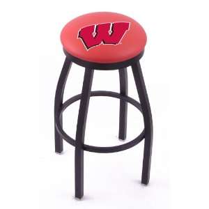  University of Wisconsin Steel Stool with Flat Ring Logo 
