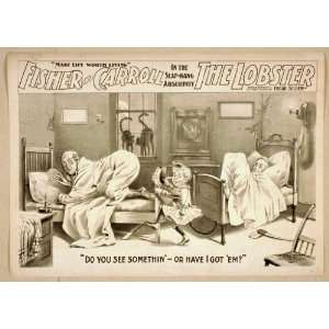   and Carroll in a slap bang absurdity, The Lobster 1899