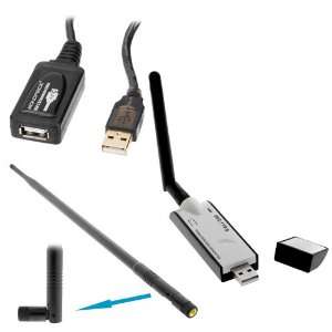   Extension Cable + +9dBi 15 Booster Antenna for Wireless Network