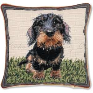  Wirehaired Dachshund Throw Pillow