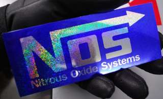 NOS Nitrous Oxide Systems Auto Car Decal Vinyl Sticker  