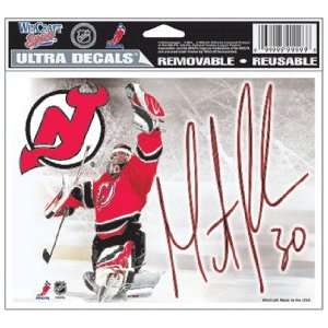 Martin Brodeur Devils Static Cling Decal  Sports 