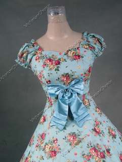 Southern Belle Civil War Cotton Flax Gown Dress 273 L  