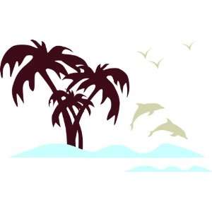  Removable Wall Decals   Beach Design