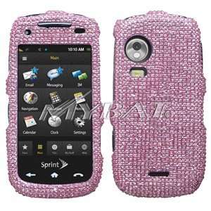  Samsung Instinct HD M850 Diamante Phone Protector Cover, Pink 