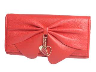 lady women new long bowknot handbag clutch Wallet/Purse  