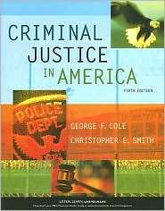   in America, (0495095303), George F. Cole, Textbooks   