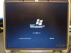 HP PAVILION ze4145 LCD 15 SCREEN COMPLETE TESTED WORKING  