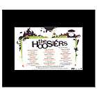 hoosiers uk tour 2008 black matted mini poster 