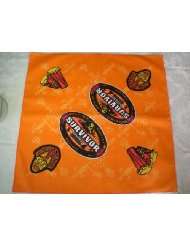 Survivor TV Bandanas   Set of 10 Panama Orange Bandanas Representing 