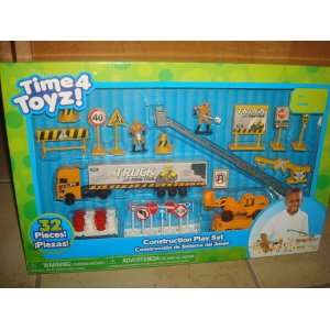   Time 4 Toyz Construction Play Set ~ 32 Pieces Toys & Games