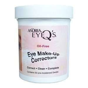 ANDREA Eye Qs Oil Free Eye Make Up Correctors (Qty 50 Pre Moistened 