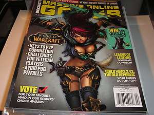   massive Online GAMER magazine, jan/feb 2012, world WarCraft  