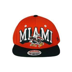  Blockbuster University Of Miami Hurricanes Snapback Hat 