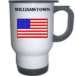  US Flag   Williamstown, New Jersey (NJ) White Stainless 