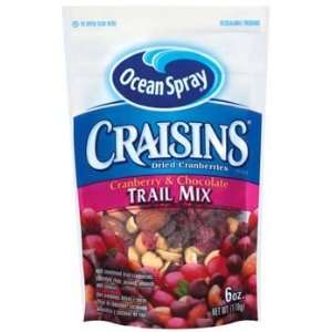 Ocean Spray Craisins Cranberry & Chocolate Trail Mix 6 oz