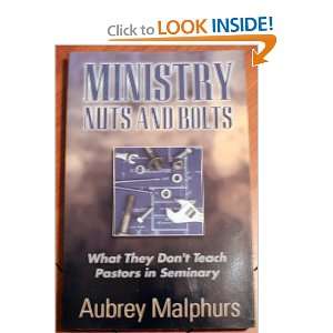    What They Dont Teach Pastors in Seminary Aubrey Malphurs Books