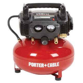 Porter Cable 0.8 HP 6 Gallon Oil Free Pancake Air Compressor