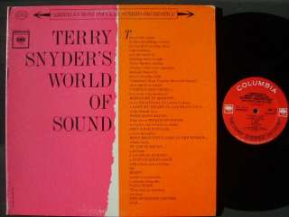 TERRY SNYDER World Of Sound 1963 COL STEREO LP Ex  