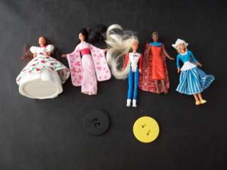   Happy Meal Barbie Dolls of the World Toys 7 Pieces July 1996  