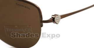 NEW TIFFANY & CO SUNGLASSES TF 3021 HAVANA 6033/3G AUTH  