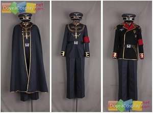 Military Uniform World war two cosplay costume  