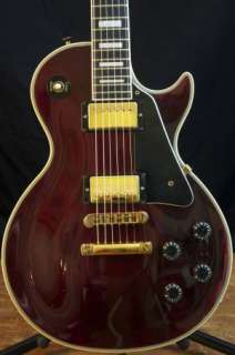 1982 GIBSON LES PAUL CUSTOM WINE RED GUITAR TIM SHAW PUPS MUST SEE 