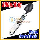 Portable Digital LCD 300g/0.1g Kitchen Spoon Food Weight Electronic 