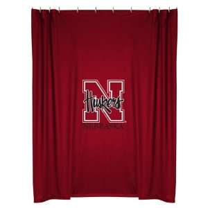   Nebraska Cornhuskers Sidelines Shower Curtain