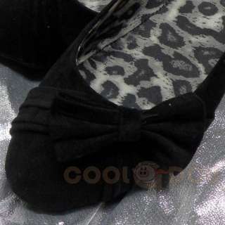 Nice Womens Fashion Casual Black Velvet Flats Shoes RICHI 17 Black NEW 