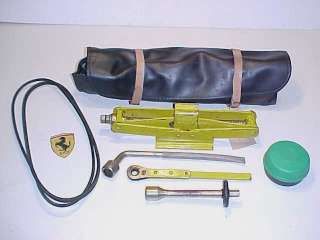 Ferrari Jack Tool Kit_Jack Roll Bag_Tools 208 308 OEM  