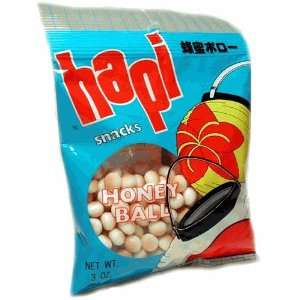 Hapi Honey Balls 3z. (Pack of 12)  Grocery & Gourmet Food