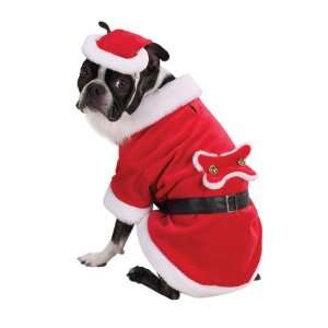  santa Claus Dog Pet Costume Outfit Hat XLARGE Kitchen 