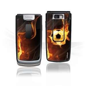 Design Skins for Nokia 6600 Fold   Burning Soccer Design 