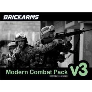    BrickArms 2.5 Scale Modern Combat Weapons Pack v3 Toys & Games