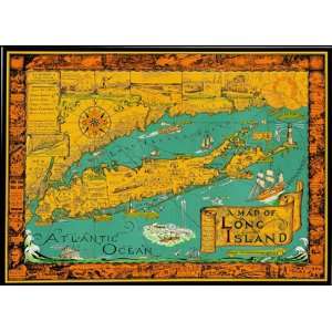  Historic Long Island Map