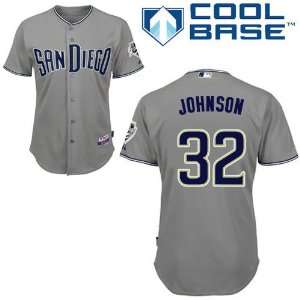  Rob Johnson San Diego Padres Authentic Road Cool Base 