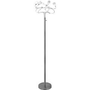  Wiggly Frost Glass Floor Lamp