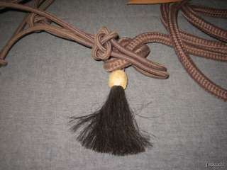 Rawhide Bosal With Nylon Rope Training Headstall Never Used Great 