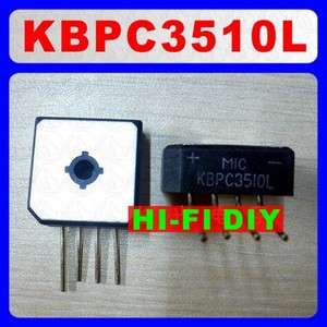   Current Bridge Diode Rectifier KBPC3510L 35A 1000V For Voltage Reg