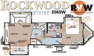 New 2012 Rockwood Windjammer 3065W Travel Trailer Camper by Forest 