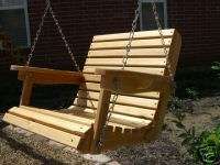 Ft. Cypress Porch Swing Wood Outdoor Furniture  