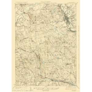  USGS TOPO MAP CONCORD QUAD NEW HAMPSHIRE (NH) 1927