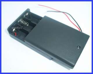 Battery Box holder ON/OFF Switch for 3 AA 3AA Batteries  