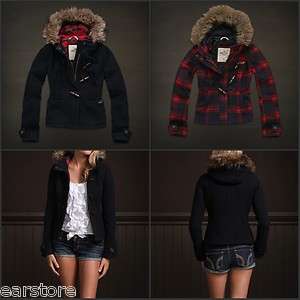   Abercrombie Women Oceanside Coat Jacket Outwear 55% Wool $180  