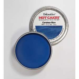 Encaustic Wax Paint Hot Cakes Cerulean Blue 1.5 fl oz (45ml) in Metal 